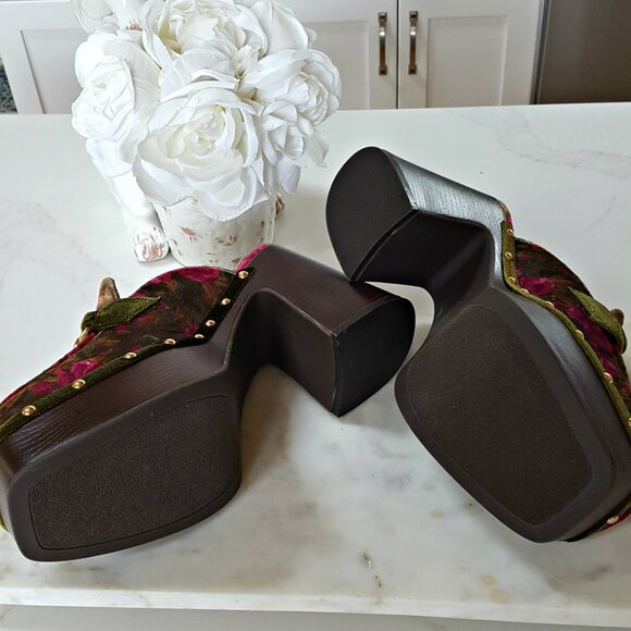 NEW! BETSEY JOHNSON ZUECOS Aydin CLOG SZ 11 - Picture 5 of 9